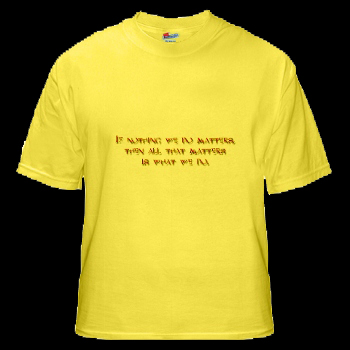 Angel's Philosophy Yellow T-Shirt