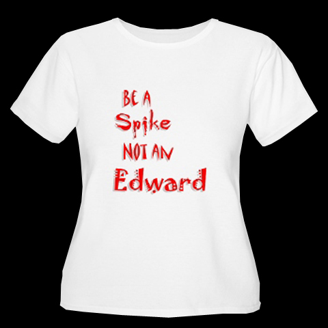 "Be A Spike, Not An Edward" Women's Plus-Size Scoop-Neck T-Shirt
