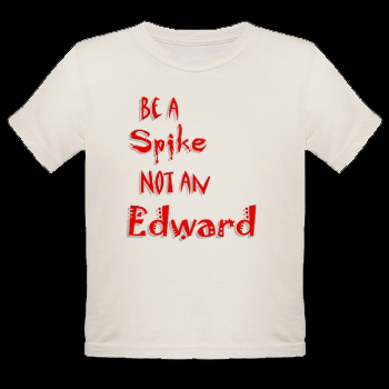 "Be A Spike, Not An Edward" Organic Toddler T-Shirt